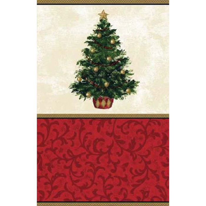 Amscan Christmas Tree Paper Disposable Tablecloth Rolls Wayfair